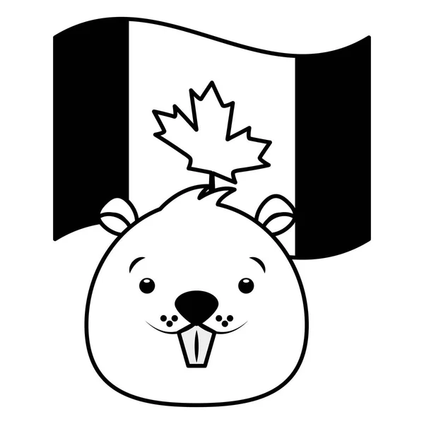 Heureux jour du canada — Image vectorielle