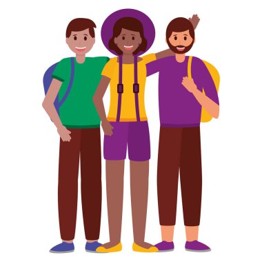 mutlu genç insanlar