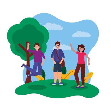 mutlu genç insanlar