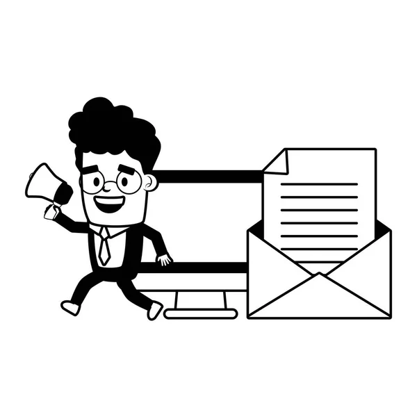 Отправить по электронной почте — стоковый вектор