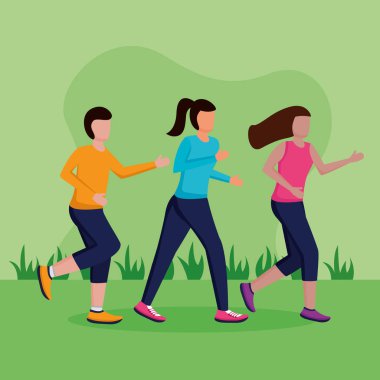 insanlar etkinlik çalıştırıyor