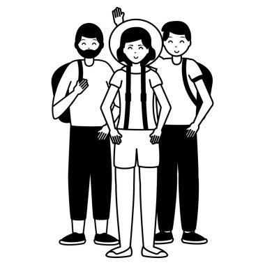 mutlu genç insanlar