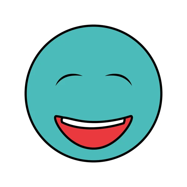 Face do emoticon do Smiley —  Vetores de Stock