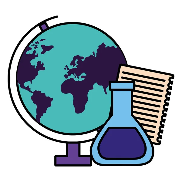 回到学校平面设计 — 图库矢量图片