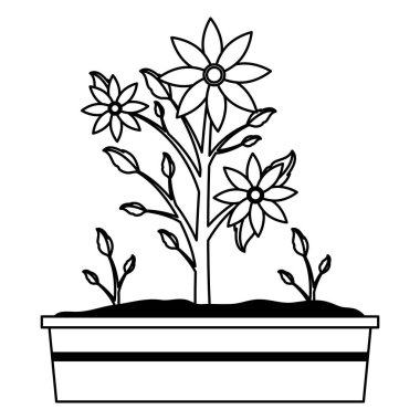 araçları dekorasyon düz tasarım bahçe