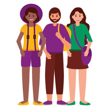 mutlu genç insanlar