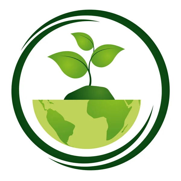 Medio ambiente ecológico — Vector de stock