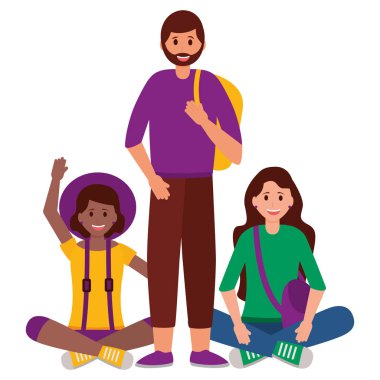 mutlu genç insanlar