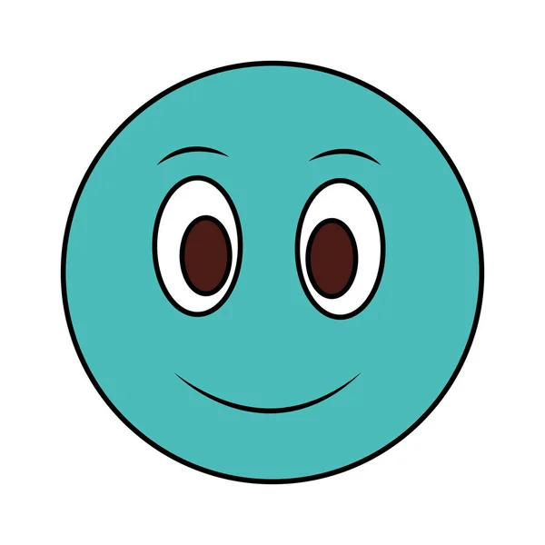 Smiley emotikon twarz — Wektor stockowy