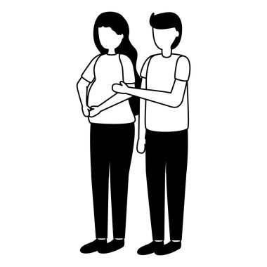 Gebelik ve hamile sahne düz