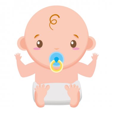 beyaz arka plan bebek duş emzikli bebek erkek bebek