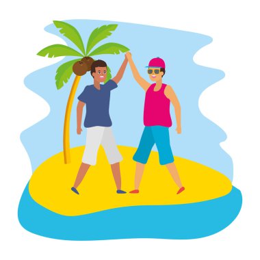 iki erkek dost bir arada karakterler