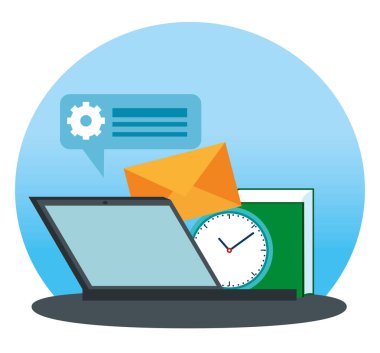 mektup mesajı ve kitap bilgileri ile dizüstü teknoloji