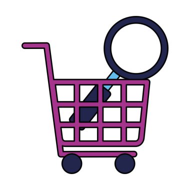 Online alışveriş e-ticaret kavramı