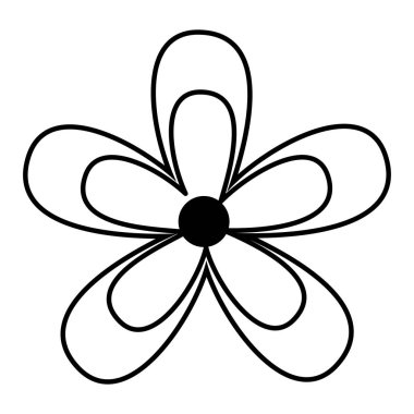 egzotik dekorasyon simge tropikal çiçek