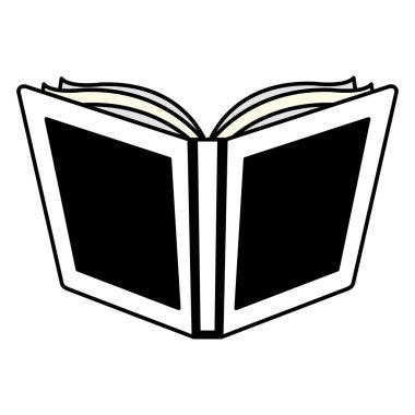 beyaz arka plan açık kitap tedarik okul