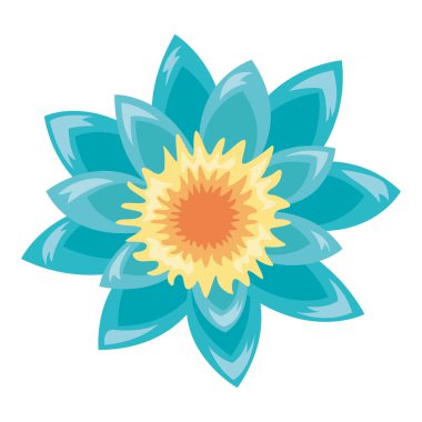 egzotik dekorasyon simge tropikal çiçek