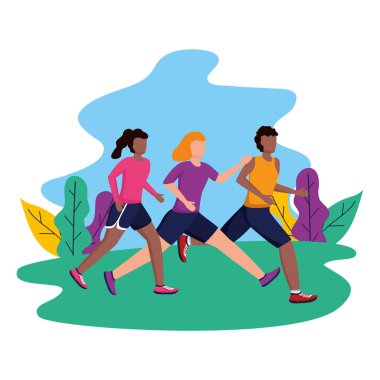 insanlar etkinlik çalıştırıyor