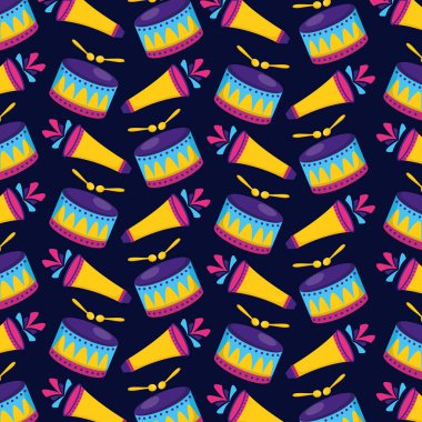 karnaval davul havai fişek arka plan