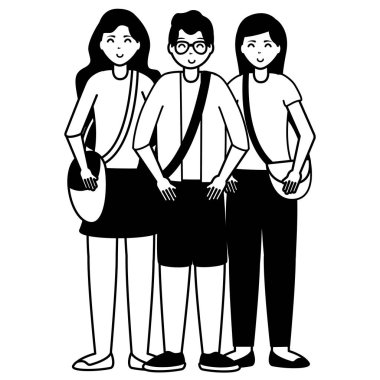 mutlu genç insanlar