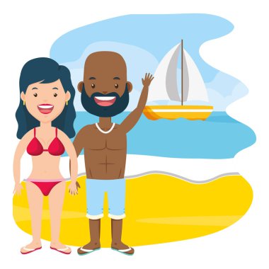 yaz zamanı insanlar