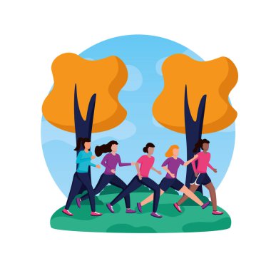 insanlar etkinlik çalıştırıyor