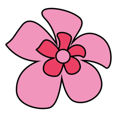 egzotik dekorasyon simge tropikal çiçek