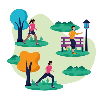 insanlar etkinlik çalıştırıyor