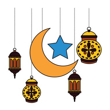 asılı fenerler dekorasyon