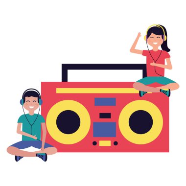 Müzik dinleyen insanlar