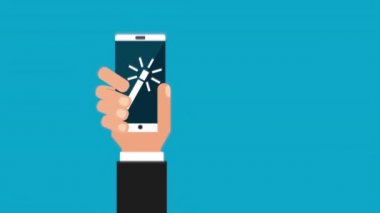 fotoğraf baskı uygulaması ile akıllı telefon kullanarak el