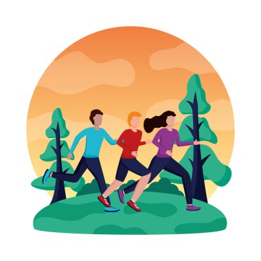 insanlar etkinlik çalıştırıyor