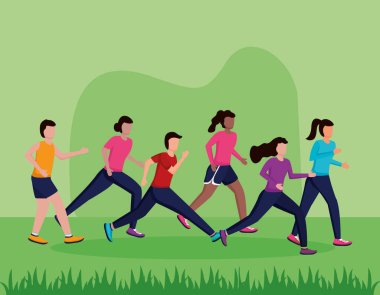 insanlar etkinlik çalıştırıyor