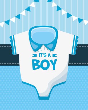 Çocuk dekorasyon bebek duş kartı