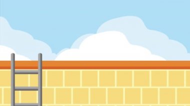 Havuz gün tatil animasyonlar