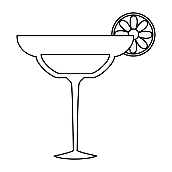 Margarita cocktail mexican cocktail icon — Stock Vector