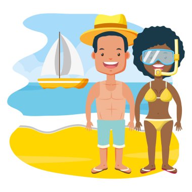 yaz zamanı insanlar