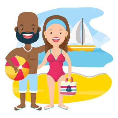 yaz zamanı insanlar