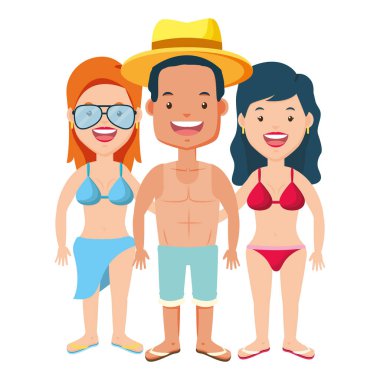 yaz zamanı insanlar