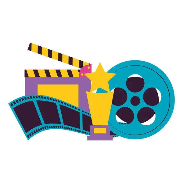 Filmkinodesign — Stockvektor