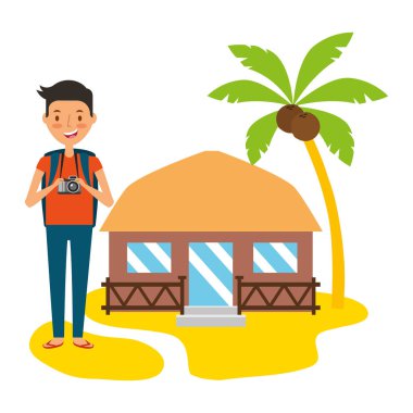 Yaz saati tatil insanlar