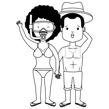 yaz zamanı insanlar