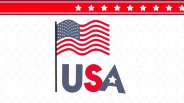 Amerika Birleşik Devletleri bayrak animasyonu