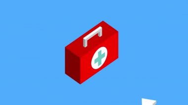 tıbbi kiti ve fare işaretçisi ile tele tıp teknolojisi