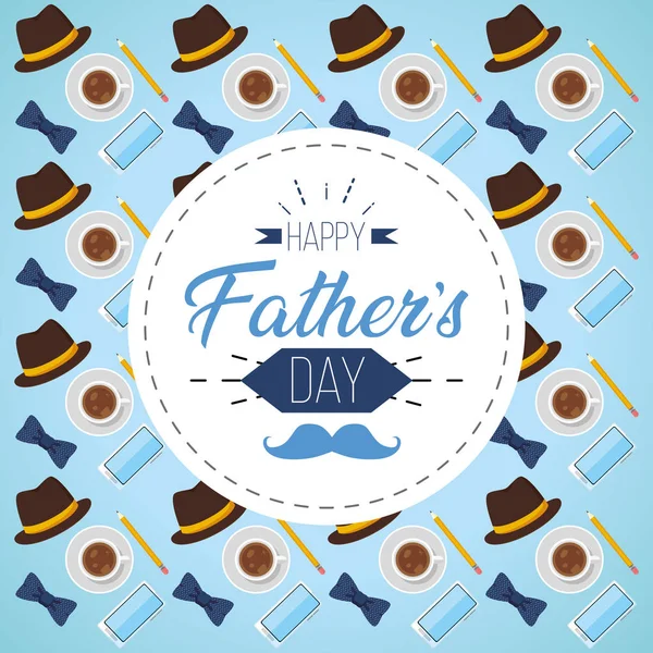 Happy fathers day — Stock Vector