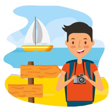 Yaz saati tatil insanlar