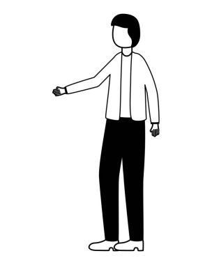 zarif genç işadamı avatar karakteri