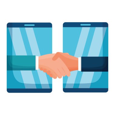 eller iş adamları akıllı telefonlar ile anlaşma yaptı