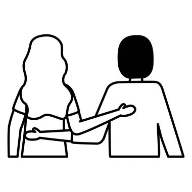 Genç aşıklar çift karakterler