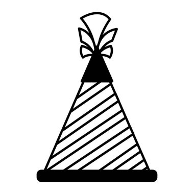 parti doğum günü şapka kutlama simgesi